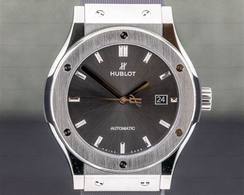 hublot grey dial|Hublot Classic Fusion Watches Join The Essential Grey Lineup.